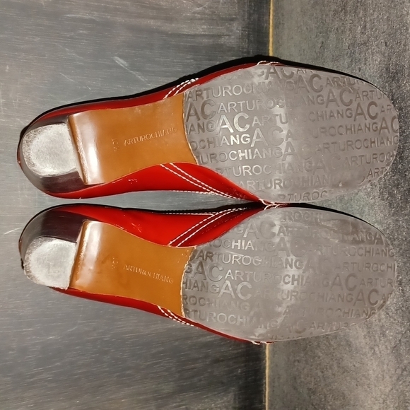 ARTTURO CHIANG MAROON HEEL PUMPS - Picture 12 of 13